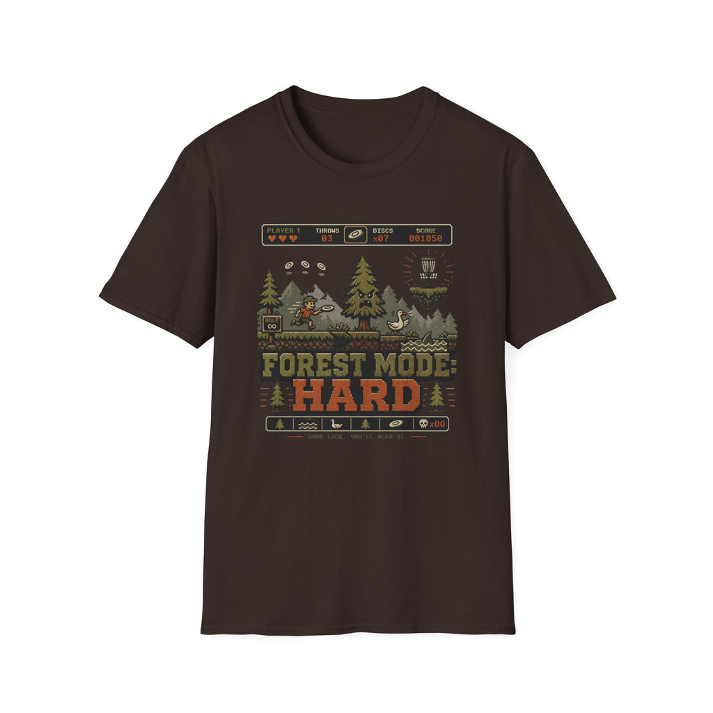 Forest Mode Hard Vintage Disc Golf T-Shirt