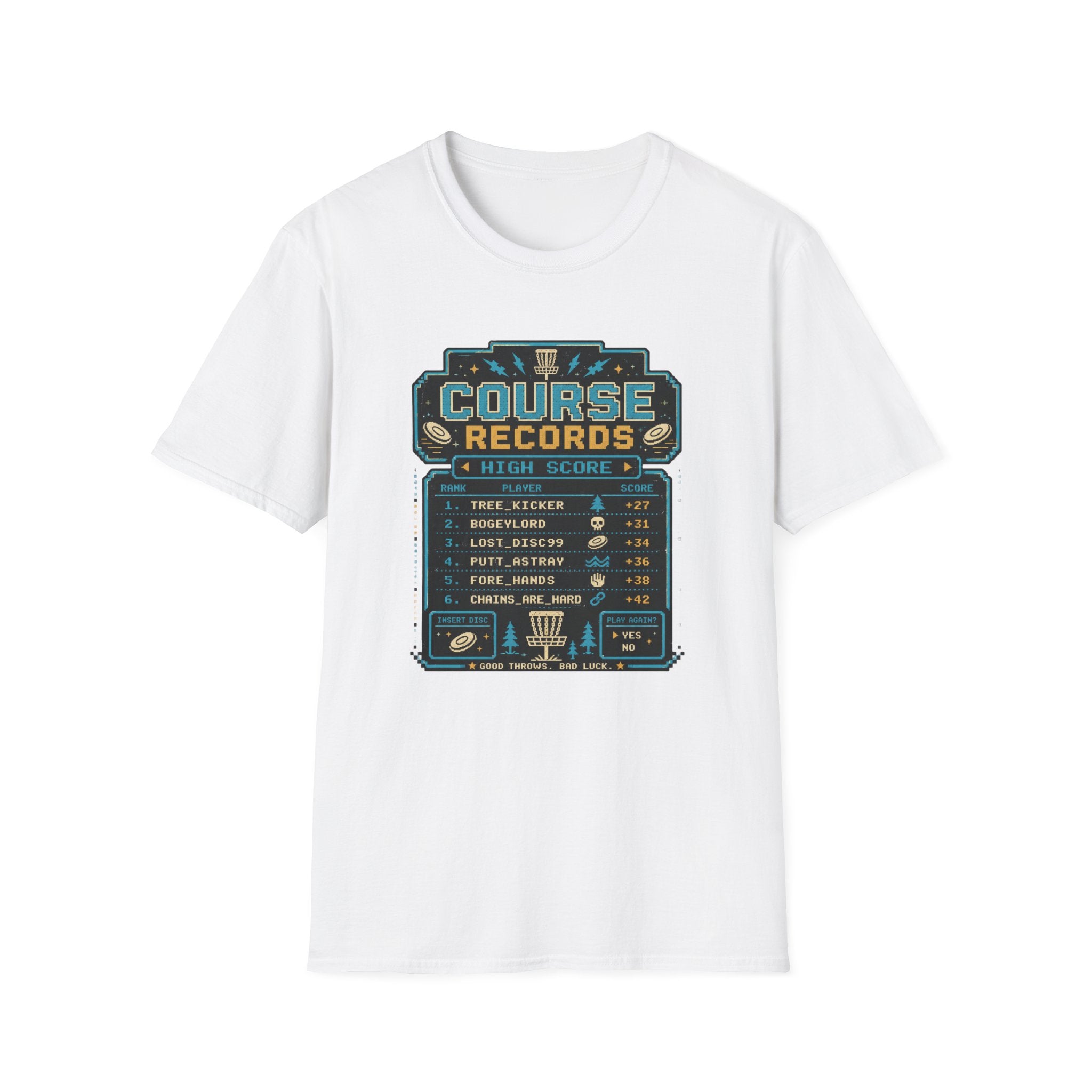 Course Records Vintage Disc Golf T-Shirt
