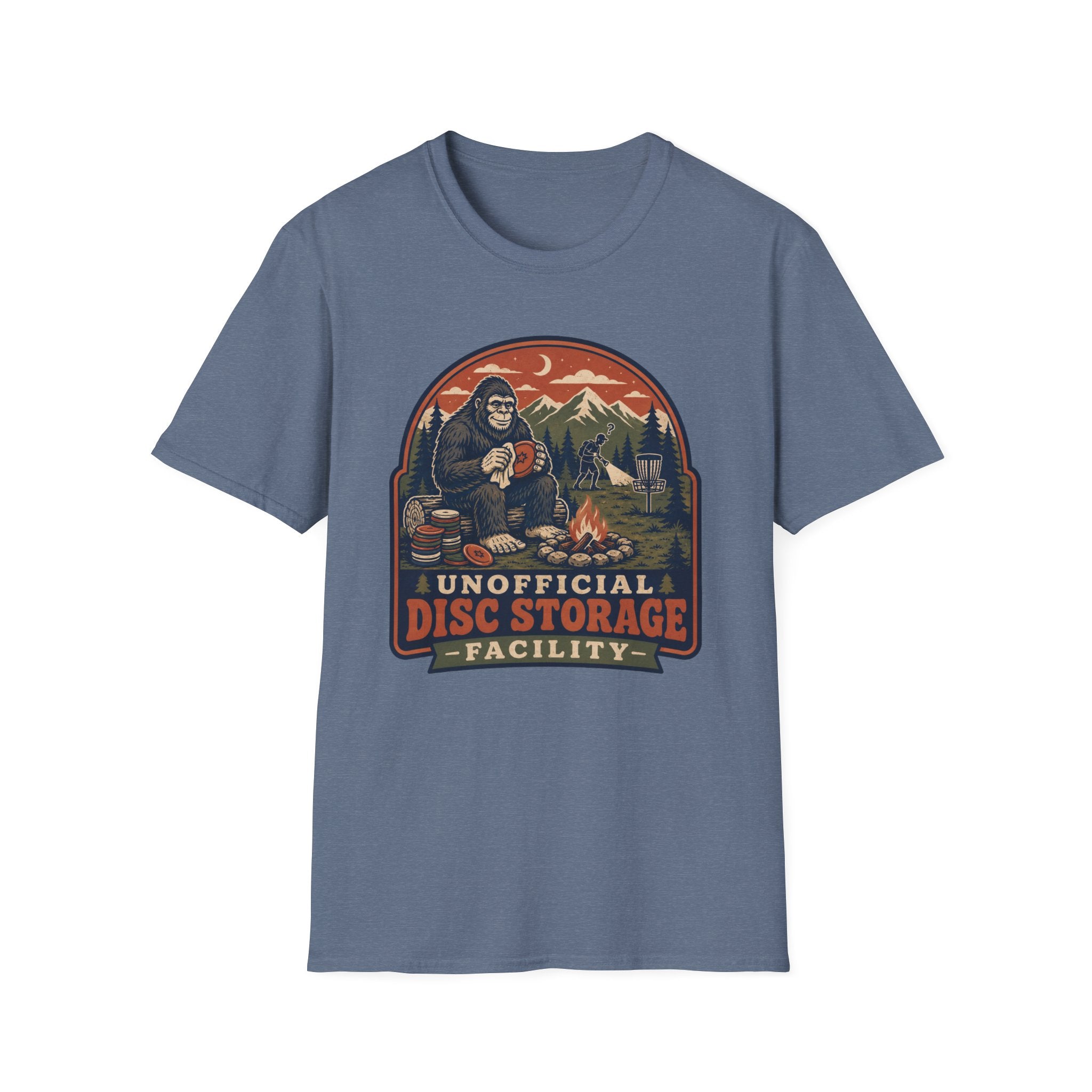 Unofficial Disc Storage Vintage Disc Golf T-Shirt