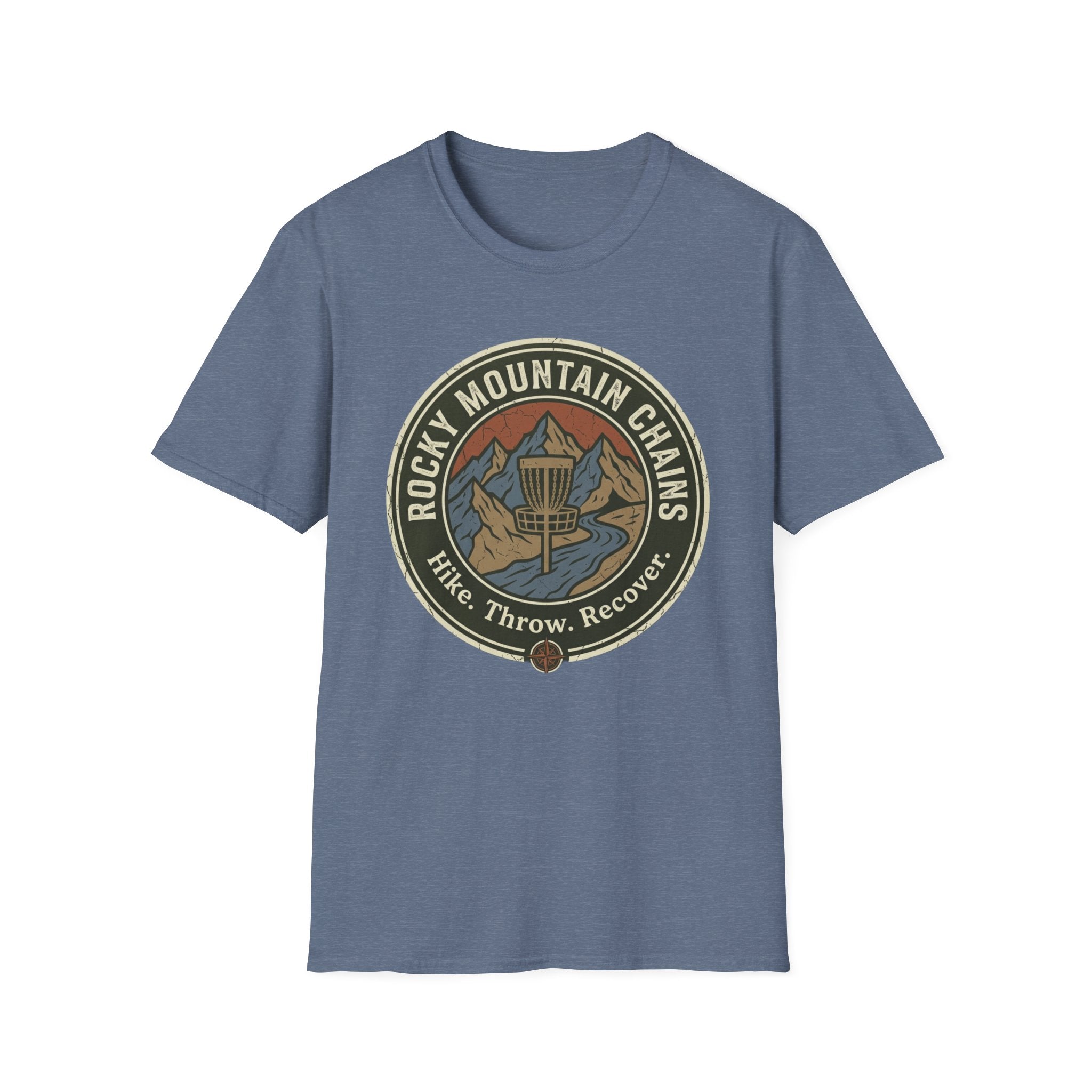 Rocky Mountain Chains Vintage Disc Golf T-Shirt