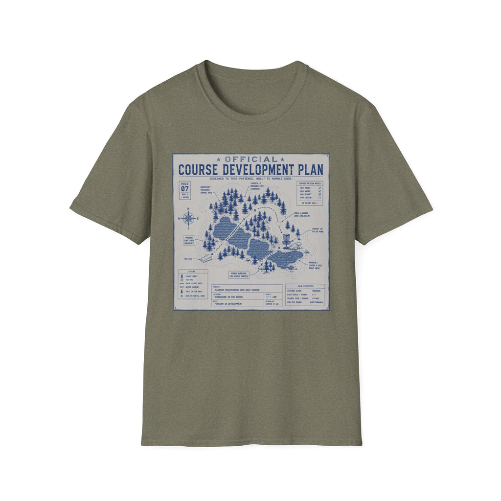 Course Development Plan Vintage Disc Golf T-Shirt