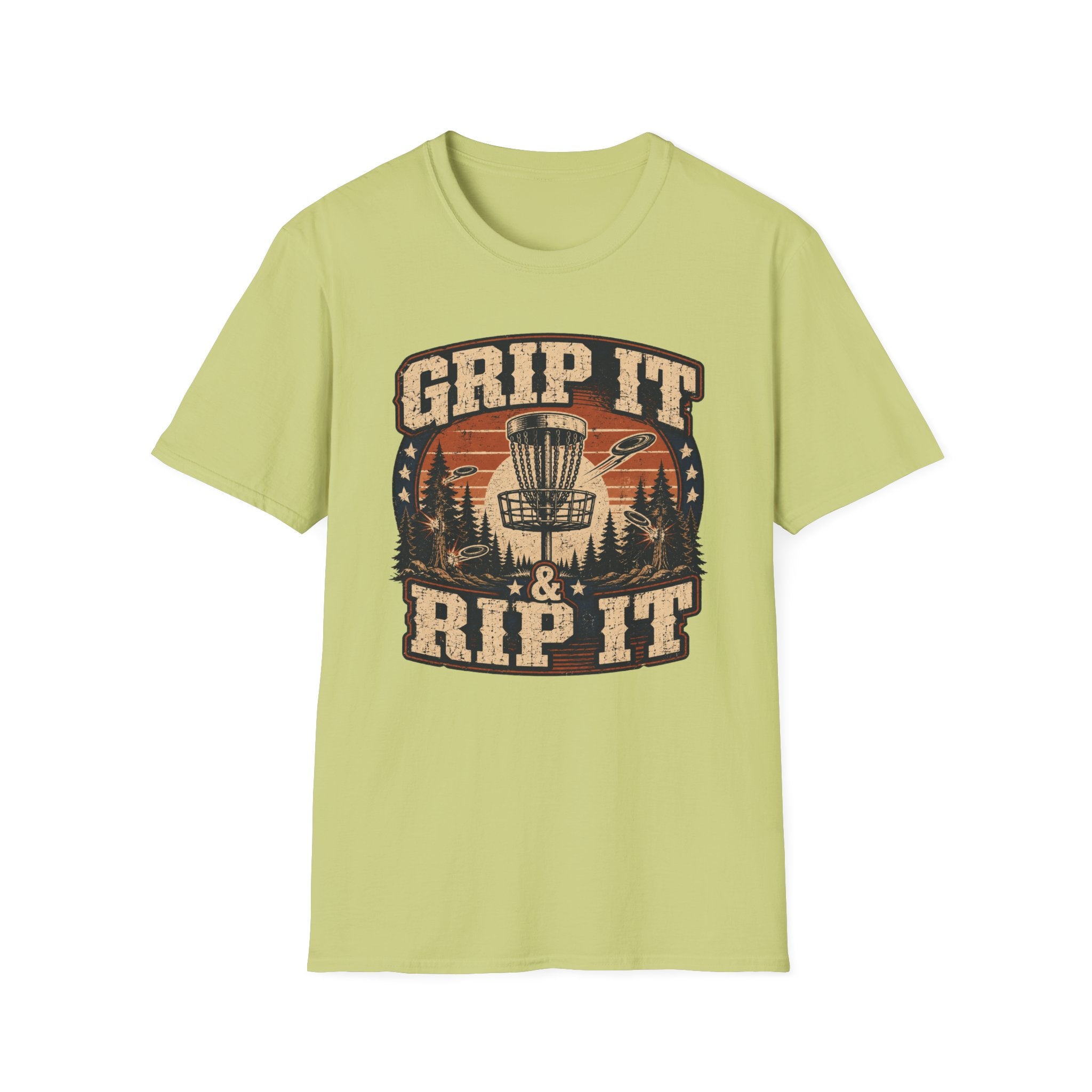 Grip It and Rip It Vintage Disc Golf T-Shirt