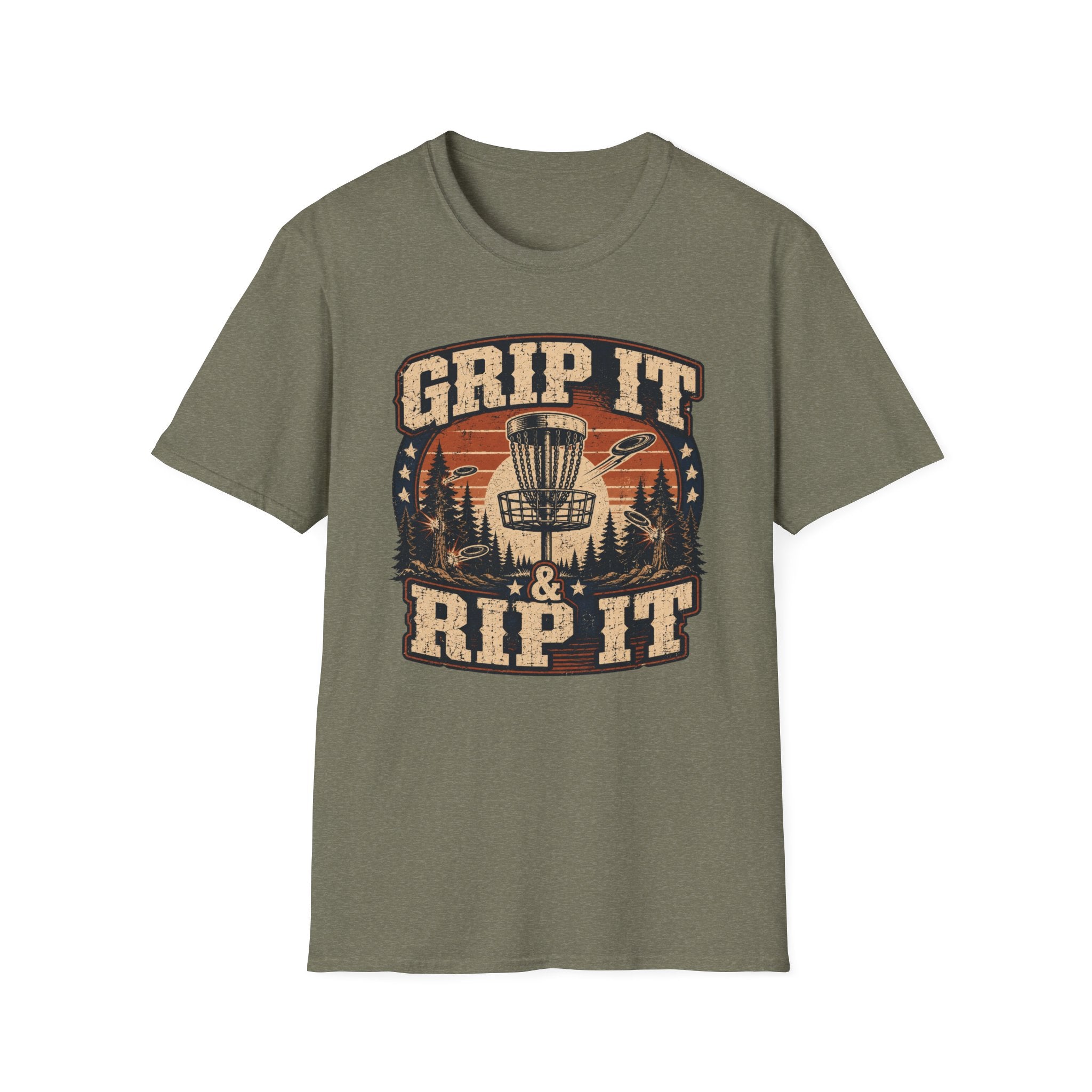 Grip It and Rip It Vintage Disc Golf T-Shirt