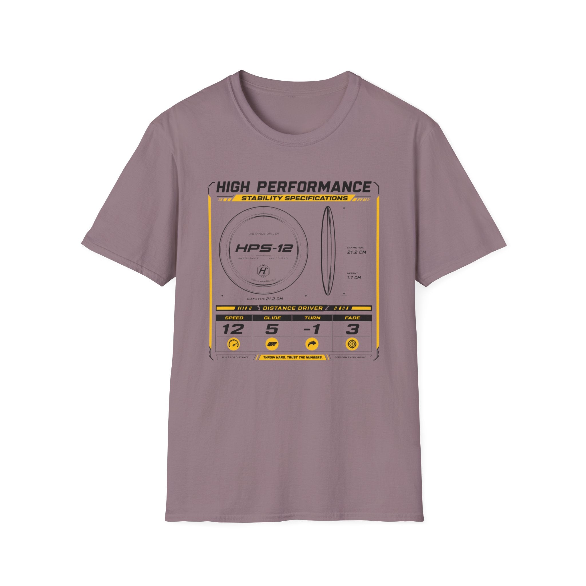 Disc Blueprint Vintage Disc Golf T-Shirt