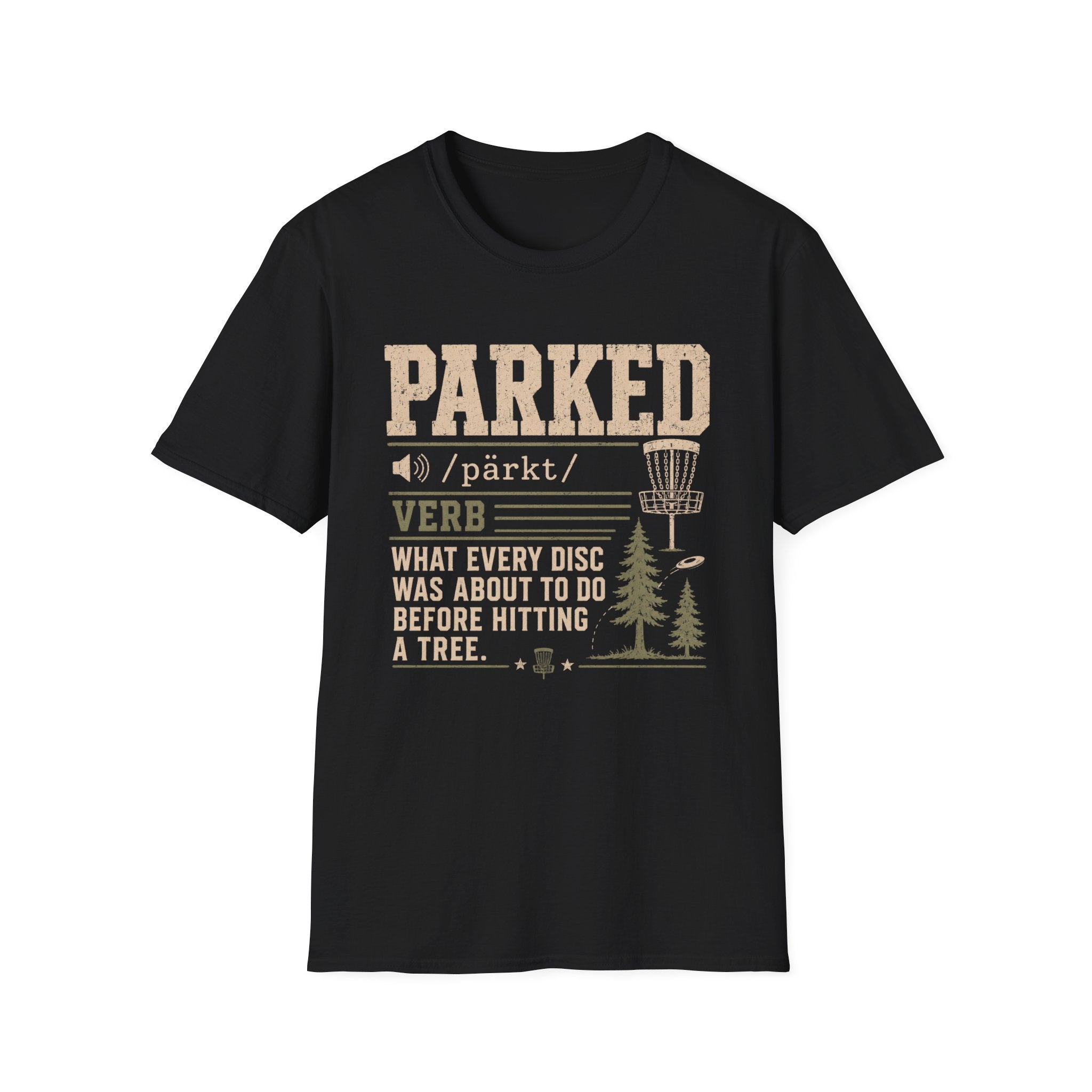 Parked Vintage Disc Golf T-Shirt