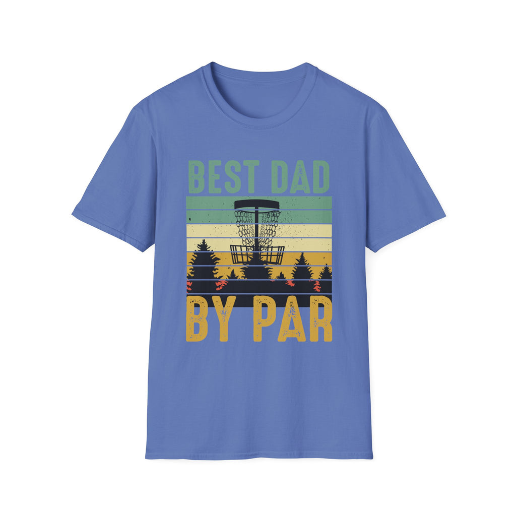 Best Dad By Par Vintage Disc Golf T-Shirt