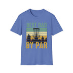 Best Dad By Par Vintage Disc Golf T-Shirt
