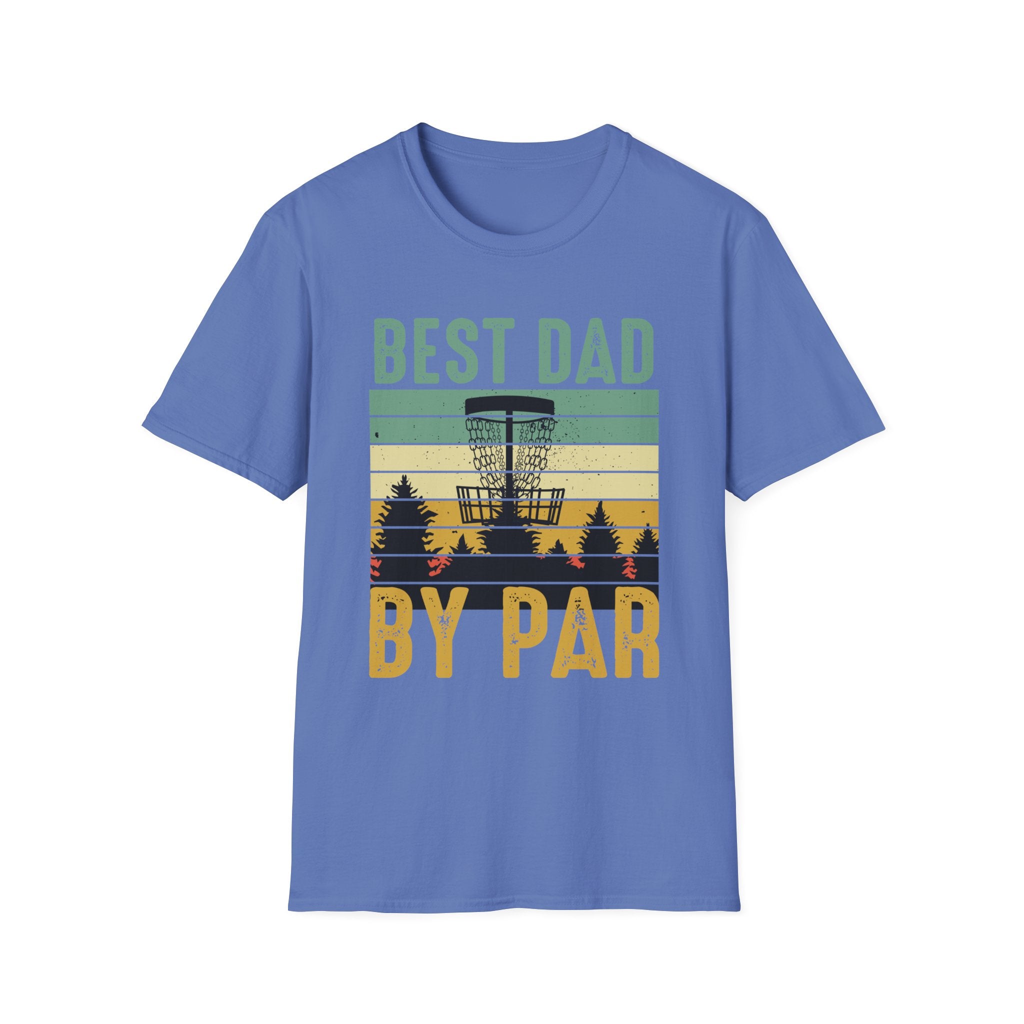 Best Dad By Par Vintage Disc Golf T-Shirt