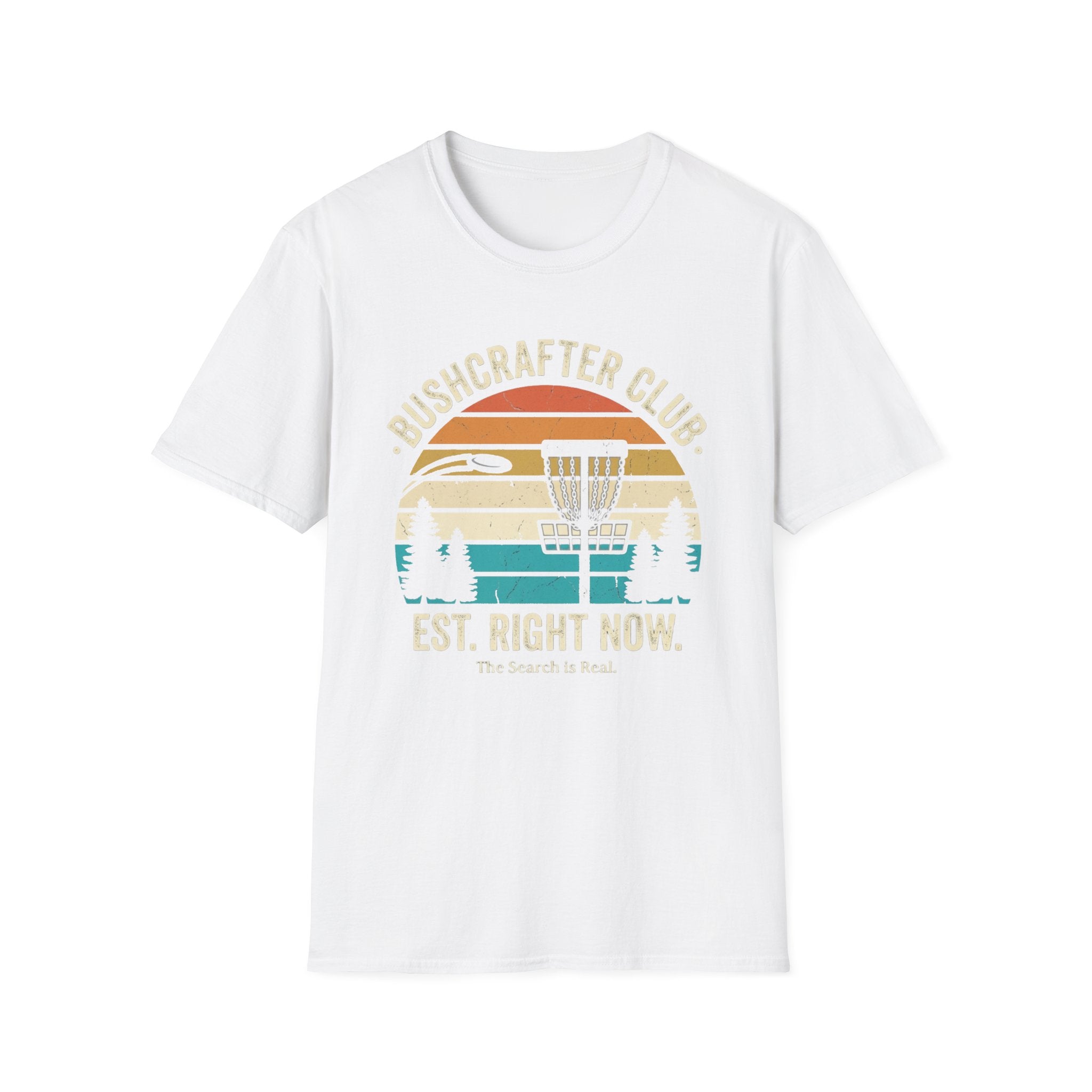Bushcrafter Club Vintage Disc Golf T-Shirt