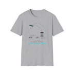 Flight Path Calculated Vintage Disc Golf T-Shirt