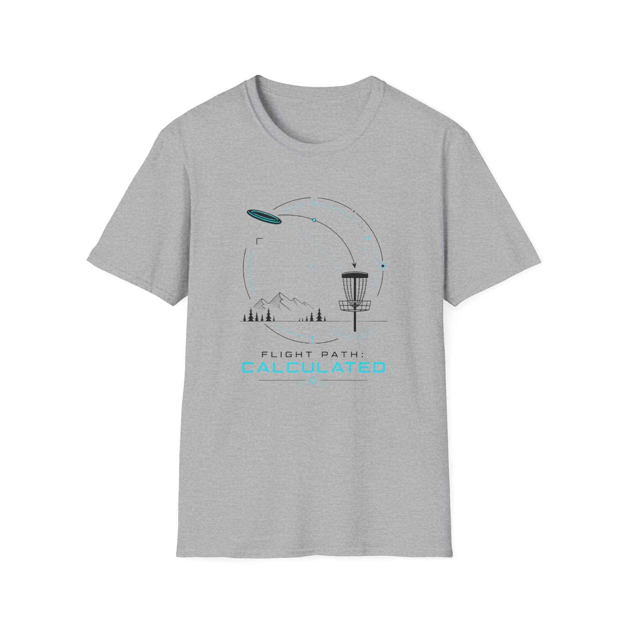 Flight Path Calculated Vintage Disc Golf T-Shirt