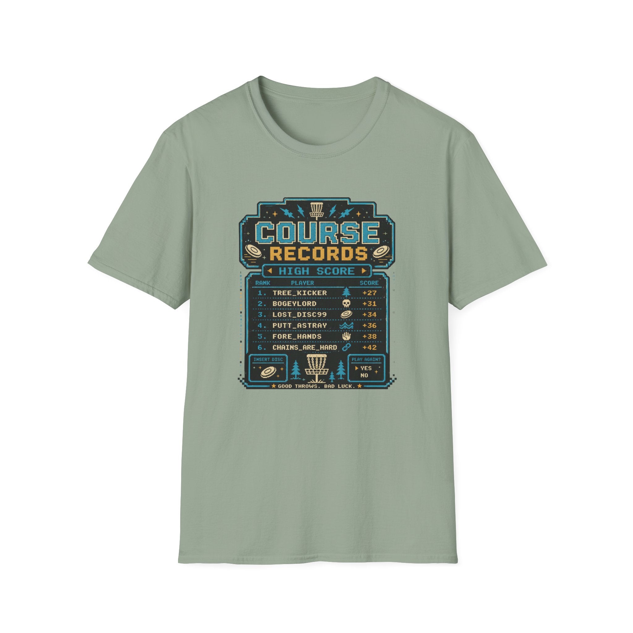 Course Records Vintage Disc Golf T-Shirt