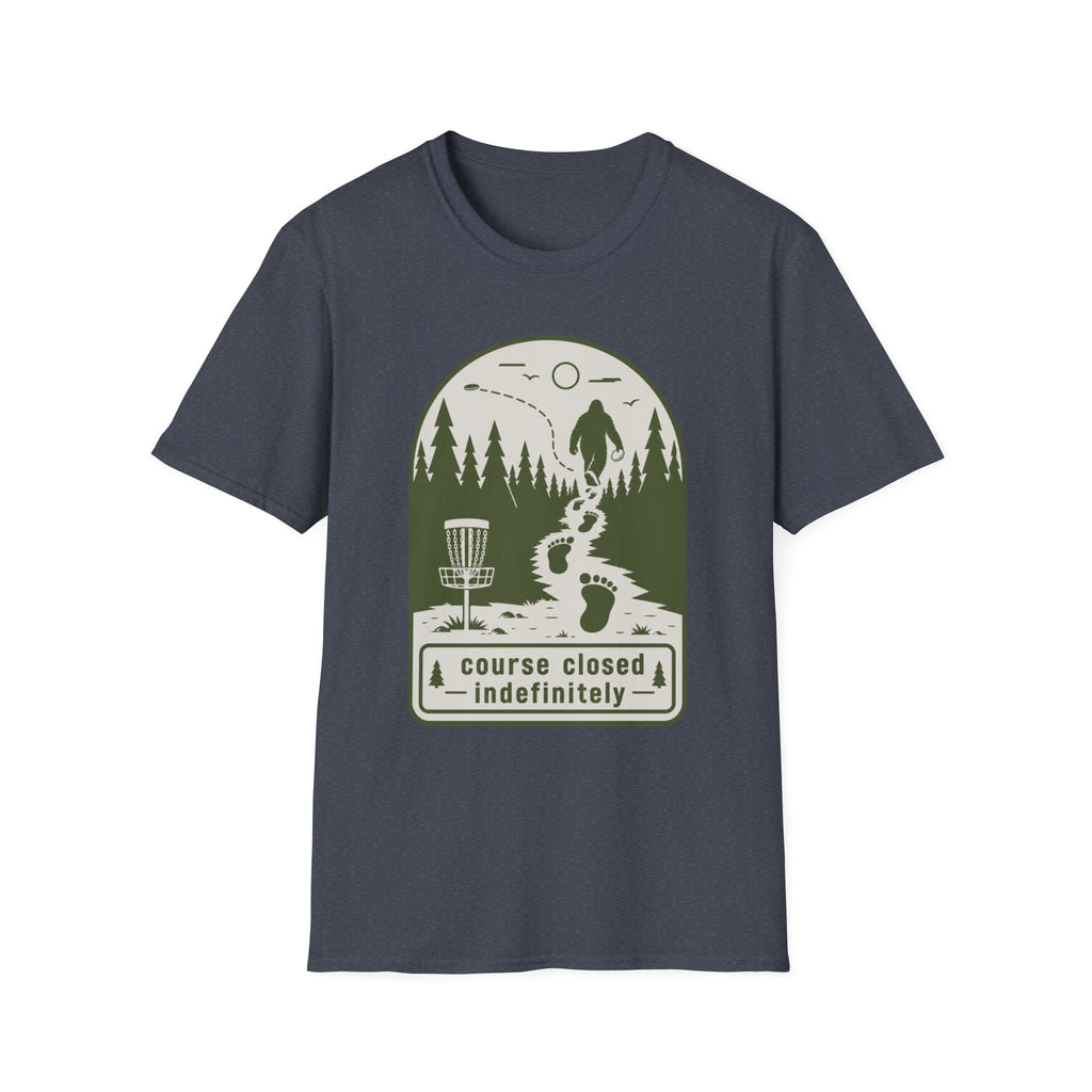 Course Closed Indefinitely Vintage Disc Golf T-Shirt