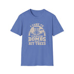 Throw Bombs Vintage Disc Golf T-Shirt