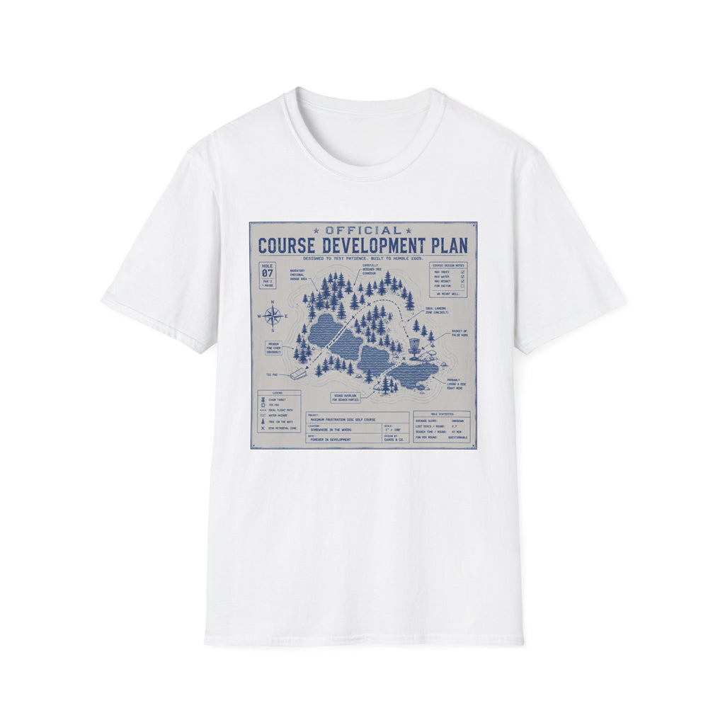 Course Development Plan Vintage Disc Golf T-Shirt