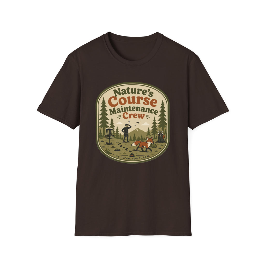 Nature Course Maintenance Vintage Disc Golf T-Shirt