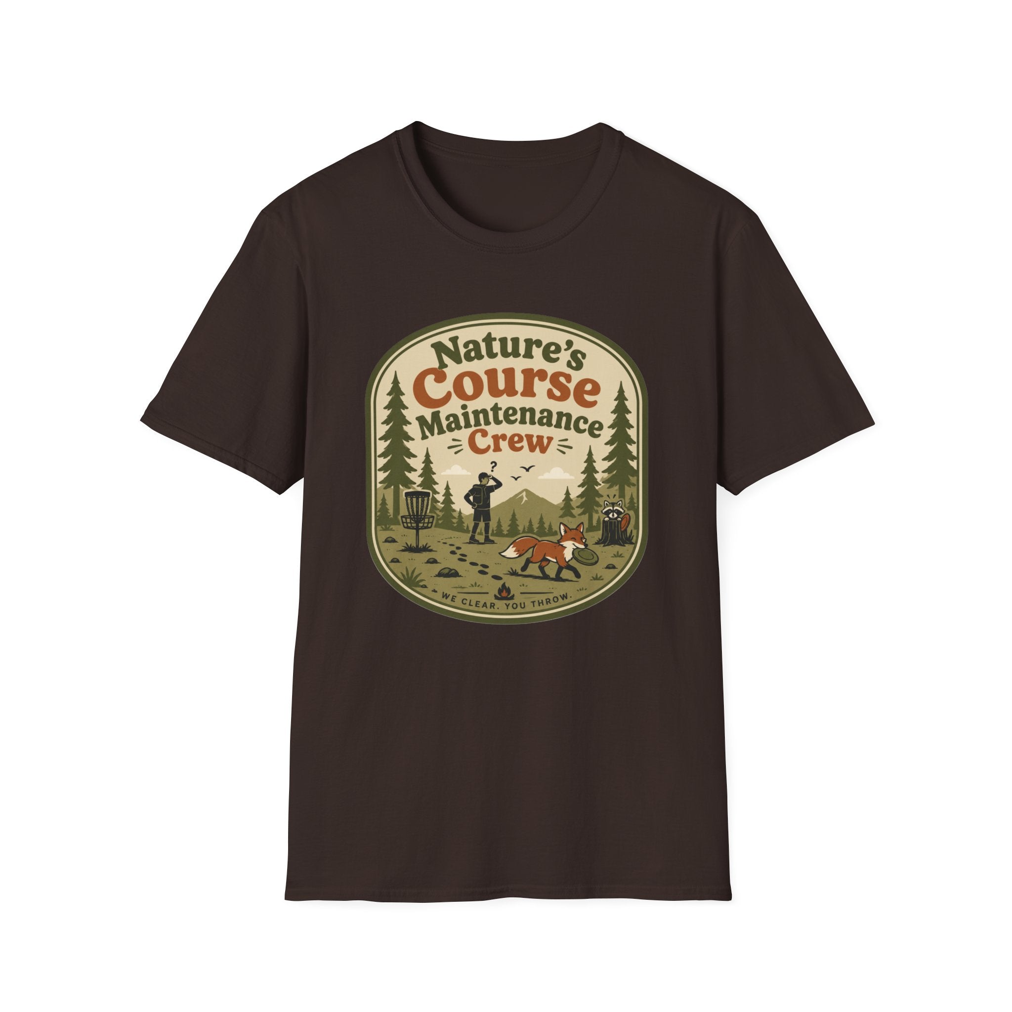 Nature Course Maintenance Vintage Disc Golf T-Shirt