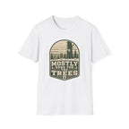 Mostly Here For the TreesVintage Disc Golf T-Shirt