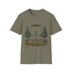 Course Difficulty Impossible Vintage Disc Golf T-Shirt