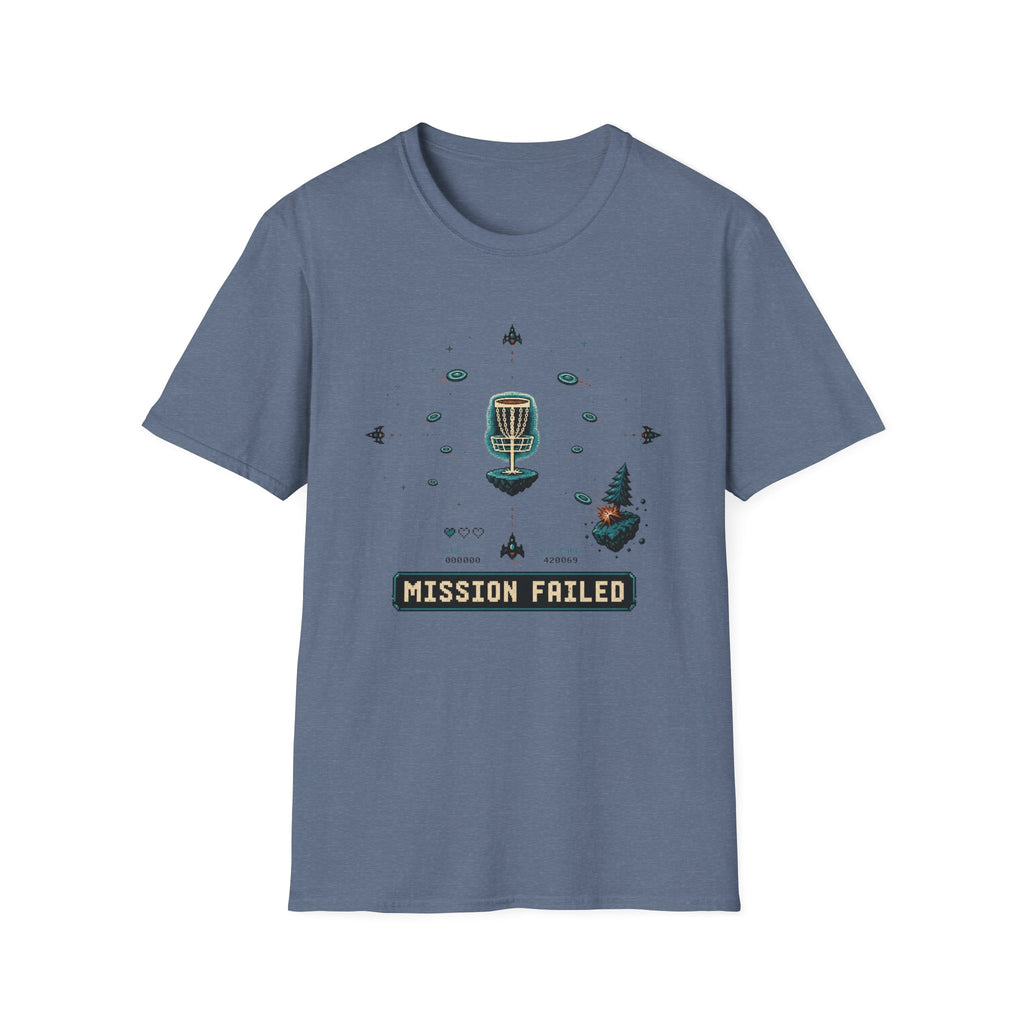 Mission Failed Vintage Disc Golf T-Shirt