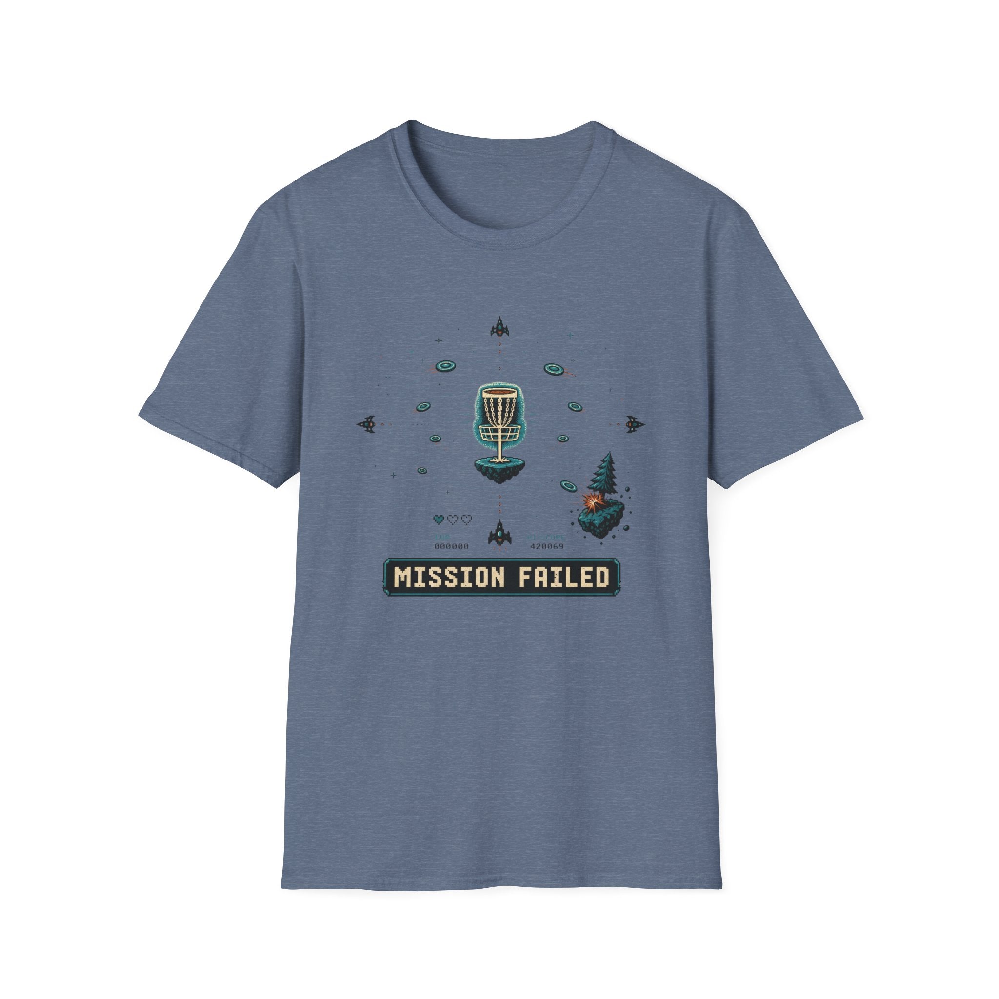 Mission Failed Vintage Disc Golf T-Shirt