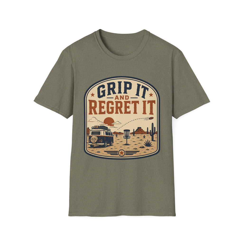 Grip It and Regret It Vintage Disc Golf T-Shirt