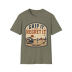 Grip It and Regret It Vintage Disc Golf T-Shirt