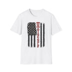 DG Distressed Flag Vintage Disc Golf T-Shirt