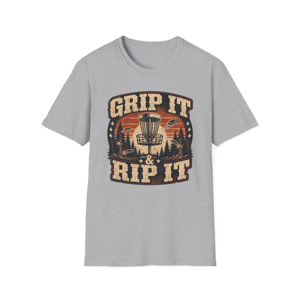 Grip It and Rip It Vintage Disc Golf T-Shirt