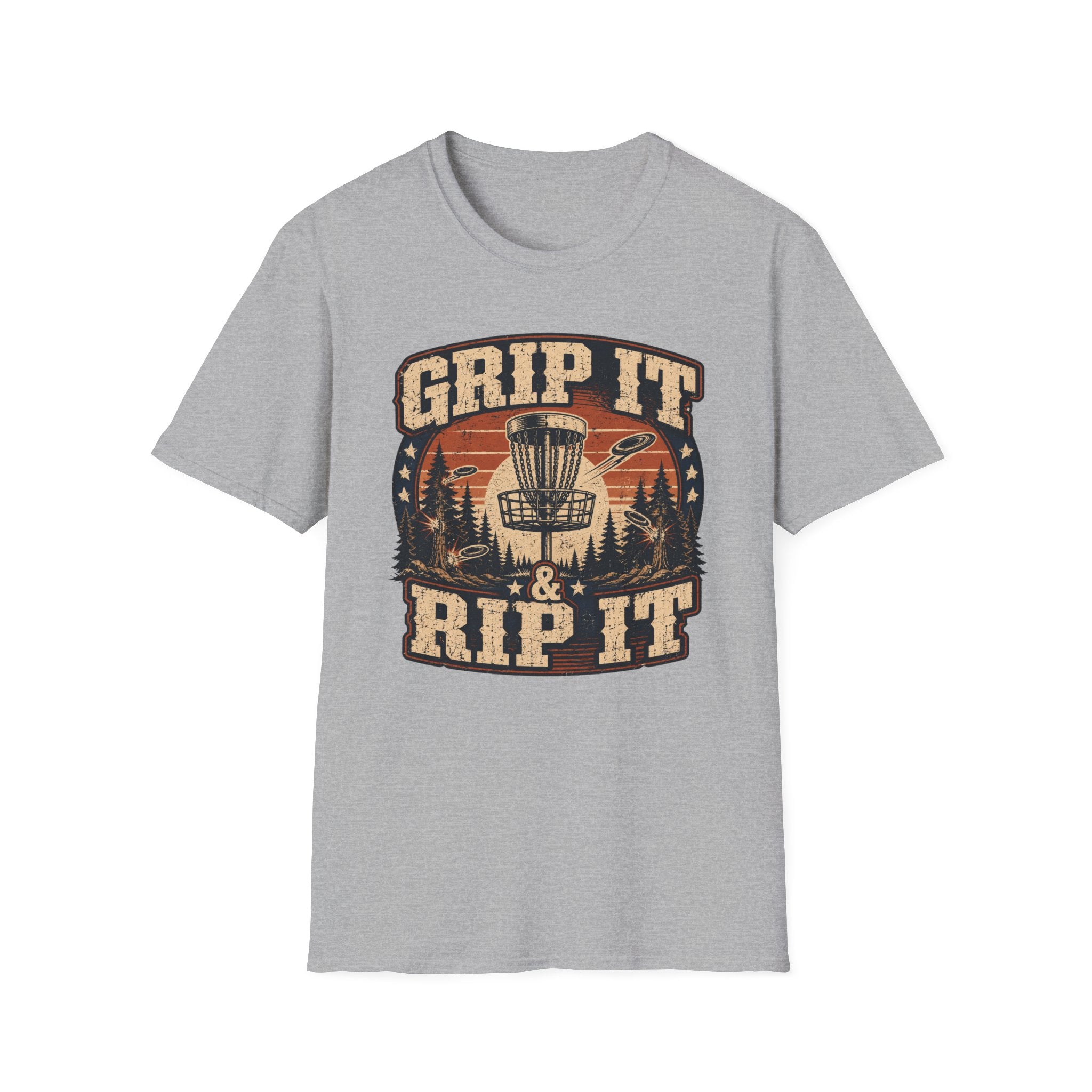 Grip It and Rip It Vintage Disc Golf T-Shirt