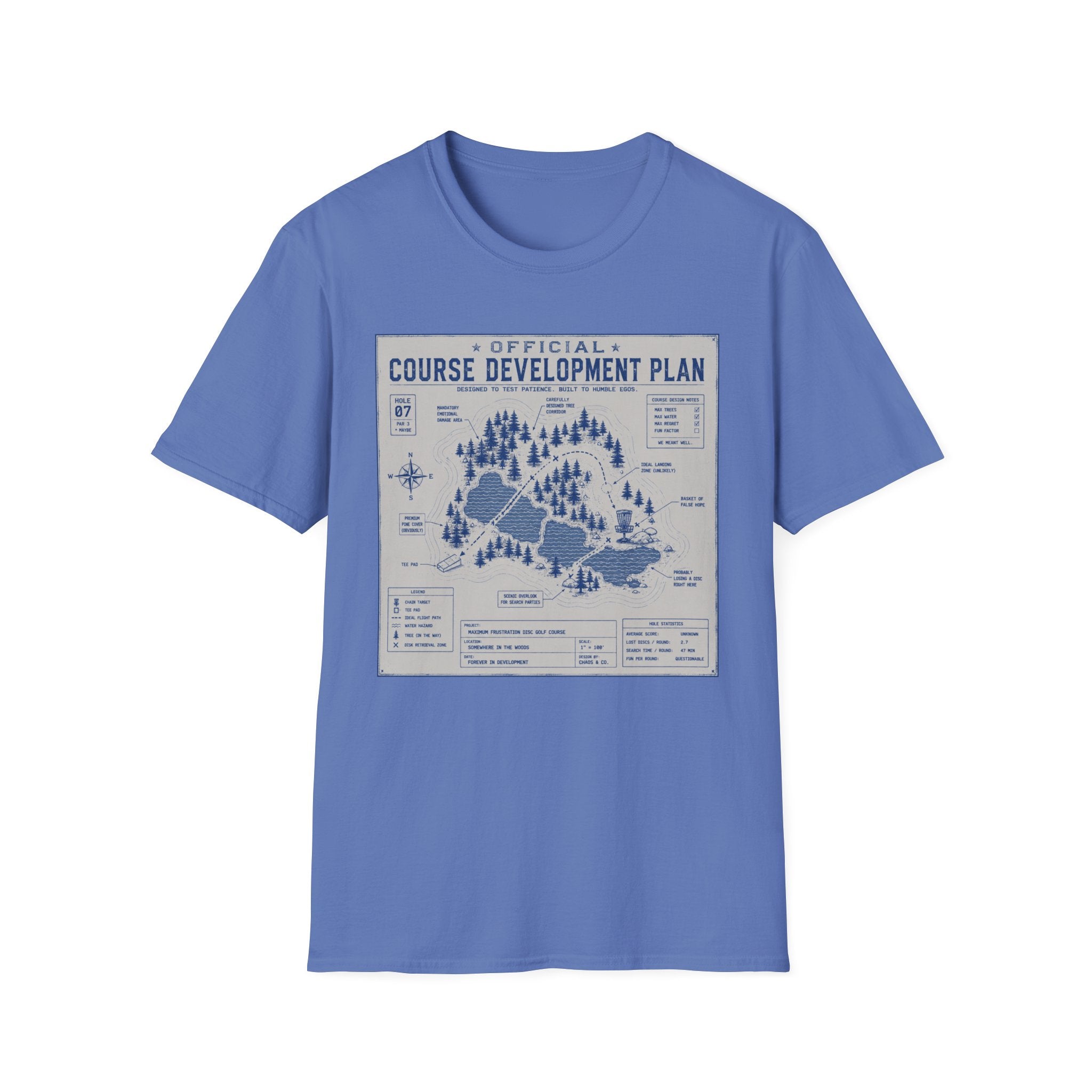 Course Development Plan Vintage Disc Golf T-Shirt