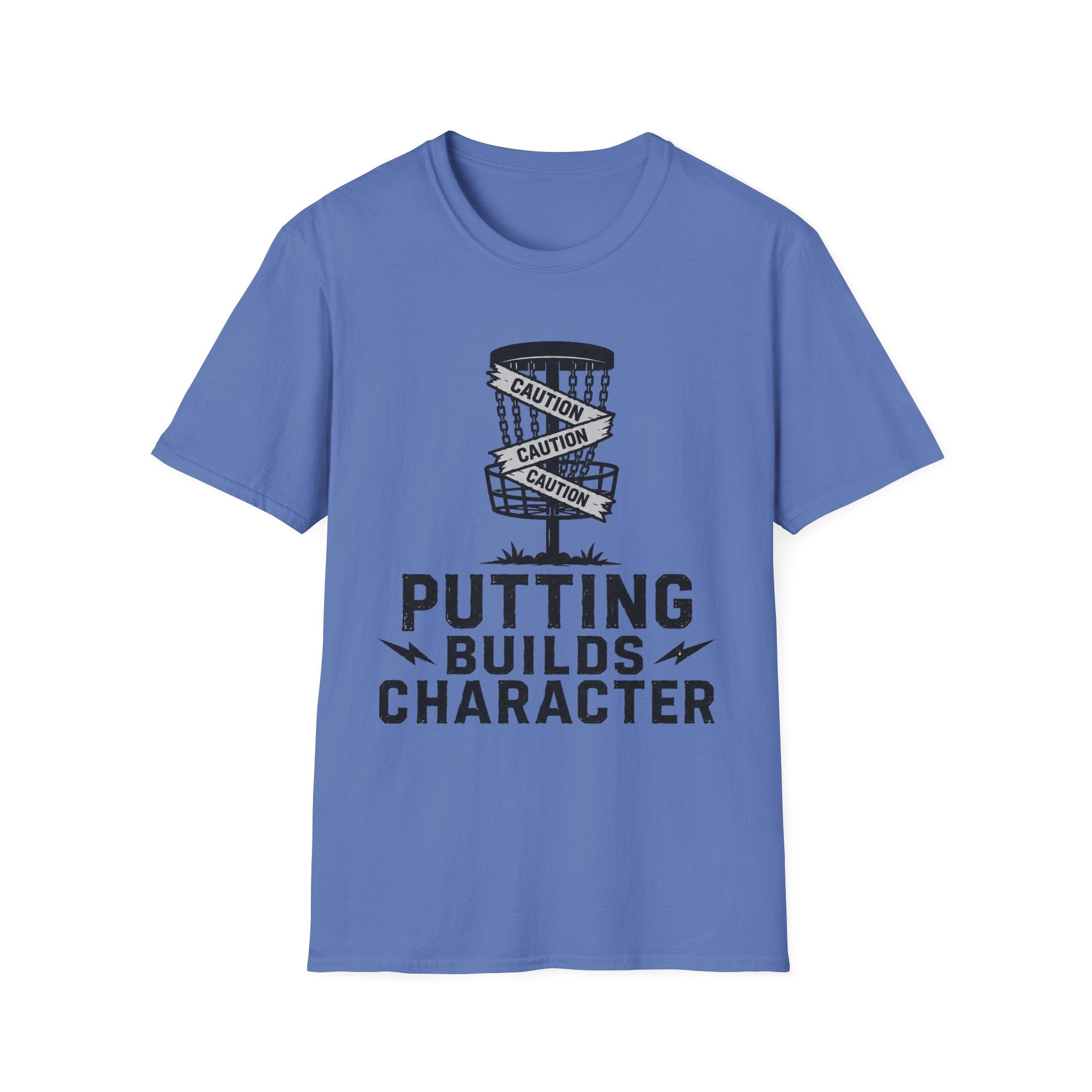 Putting Builds Character Vintage Disc Golf T-Shirt