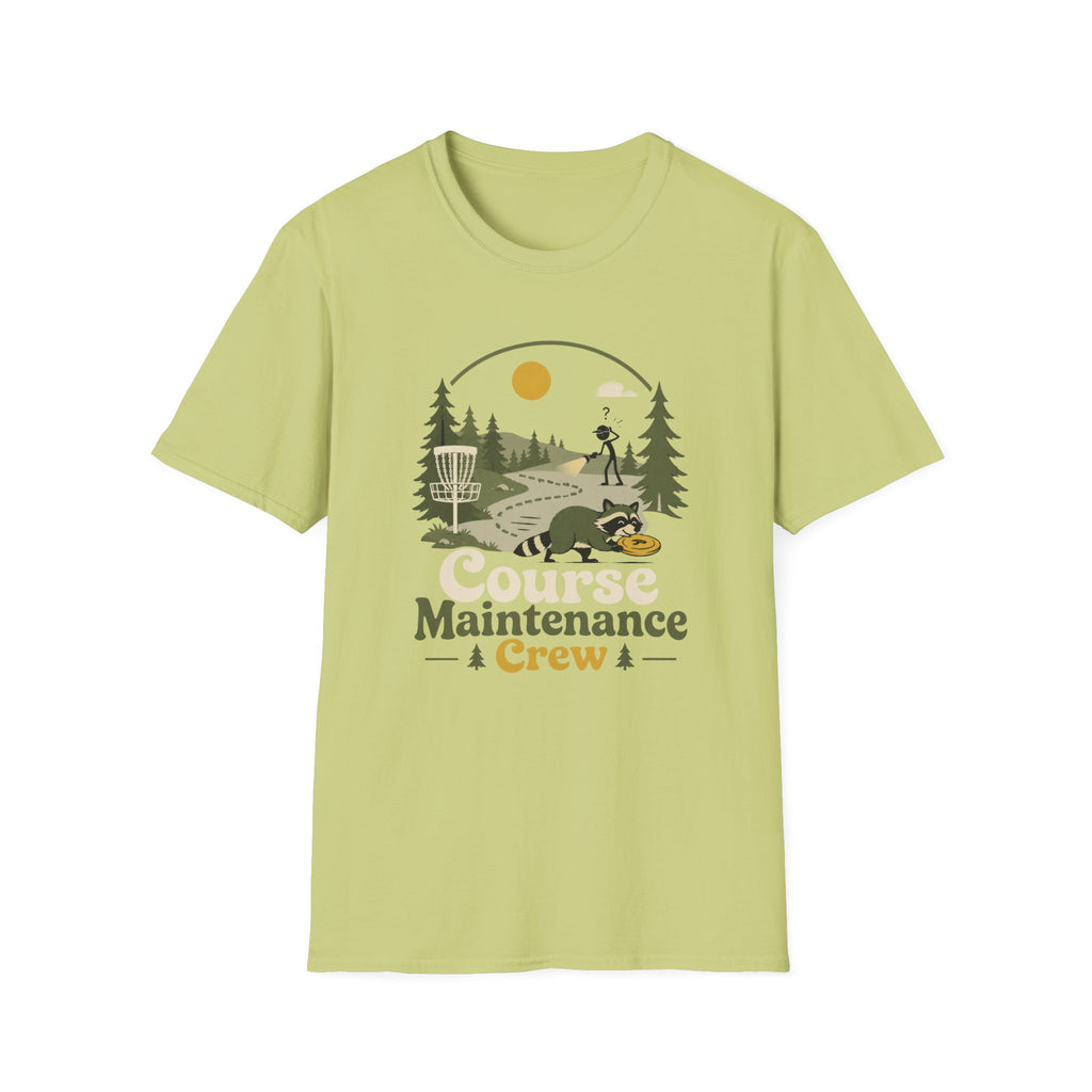 Course Maintenance Crew Vintage Disc Golf T-Shirt