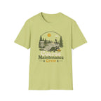 Course Maintenance Crew Vintage Disc Golf T-Shirt