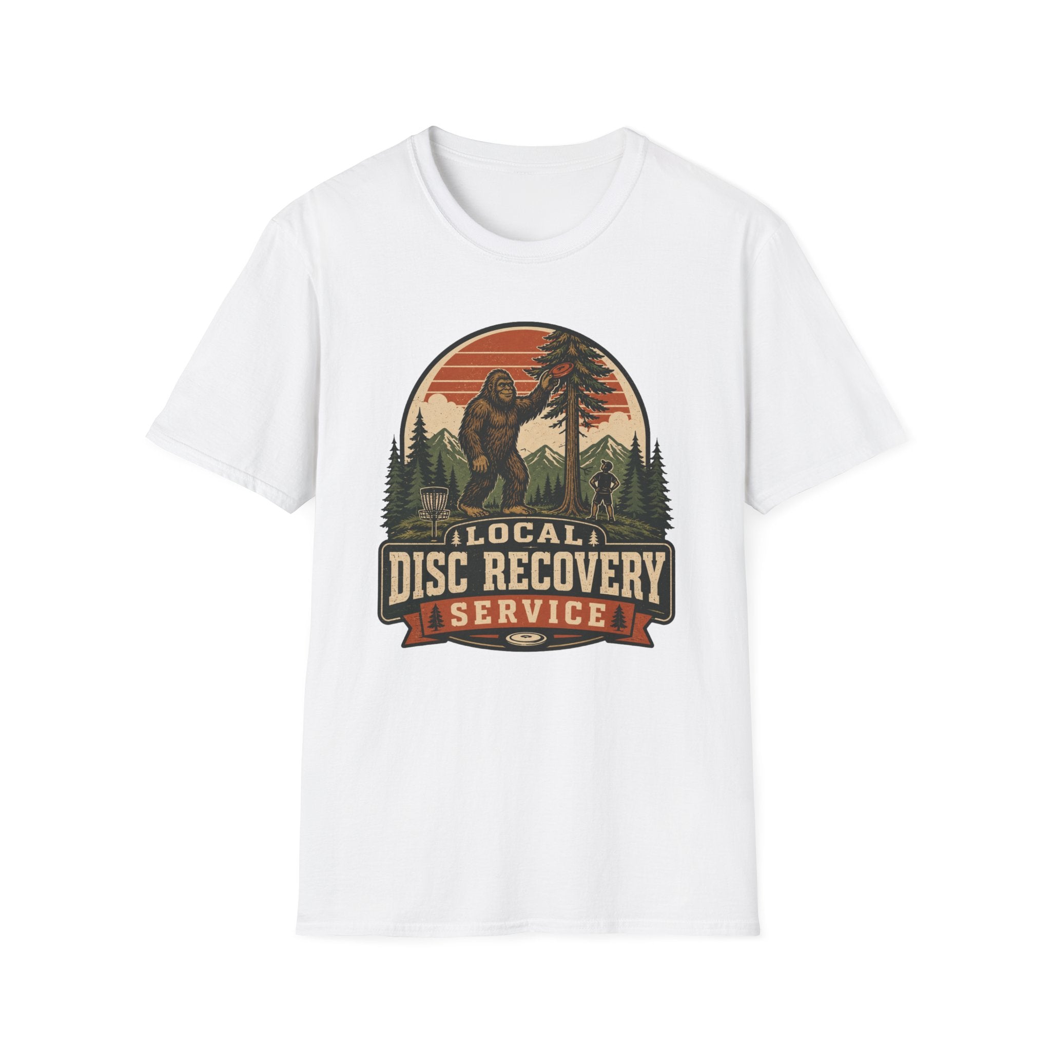 Local Disc Recovery Service Vintage Disc Golf T-Shirt