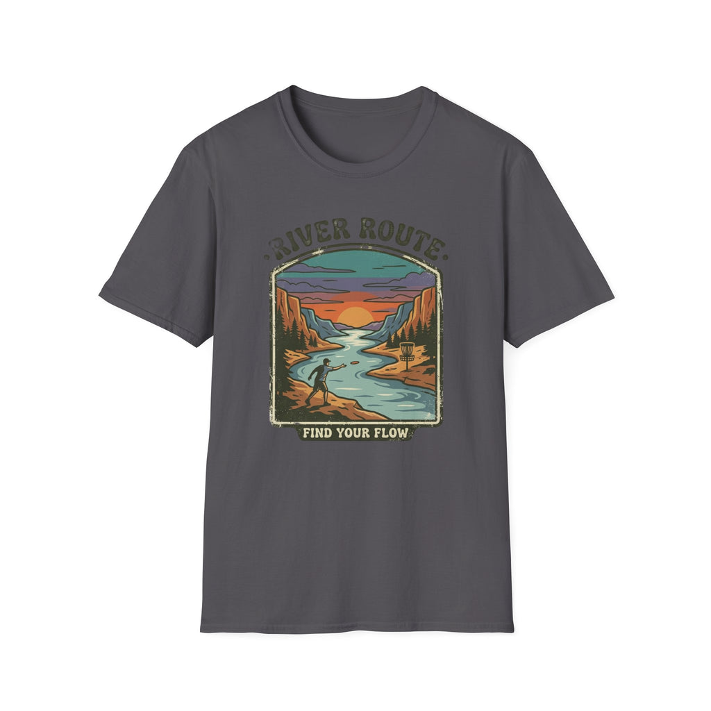 River Route Vintage Disc Golf T-Shirt