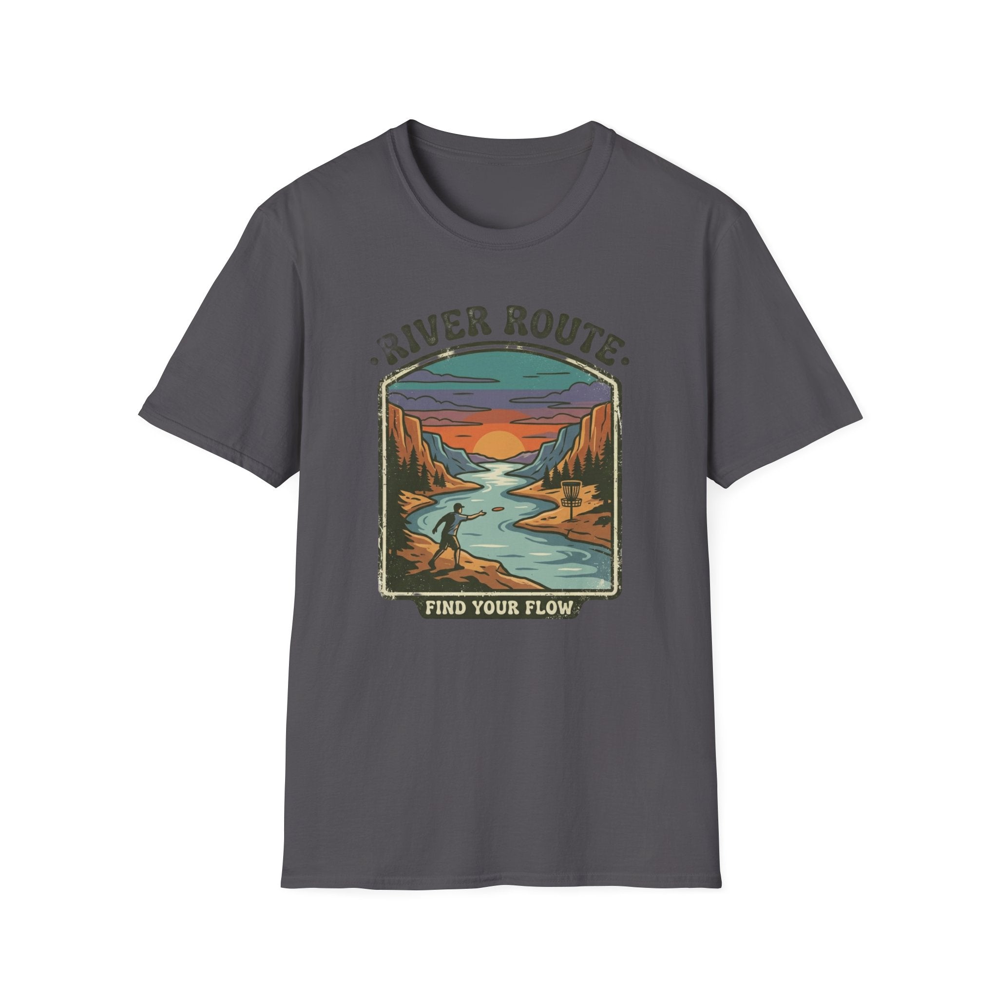 River Route Vintage Disc Golf T-Shirt