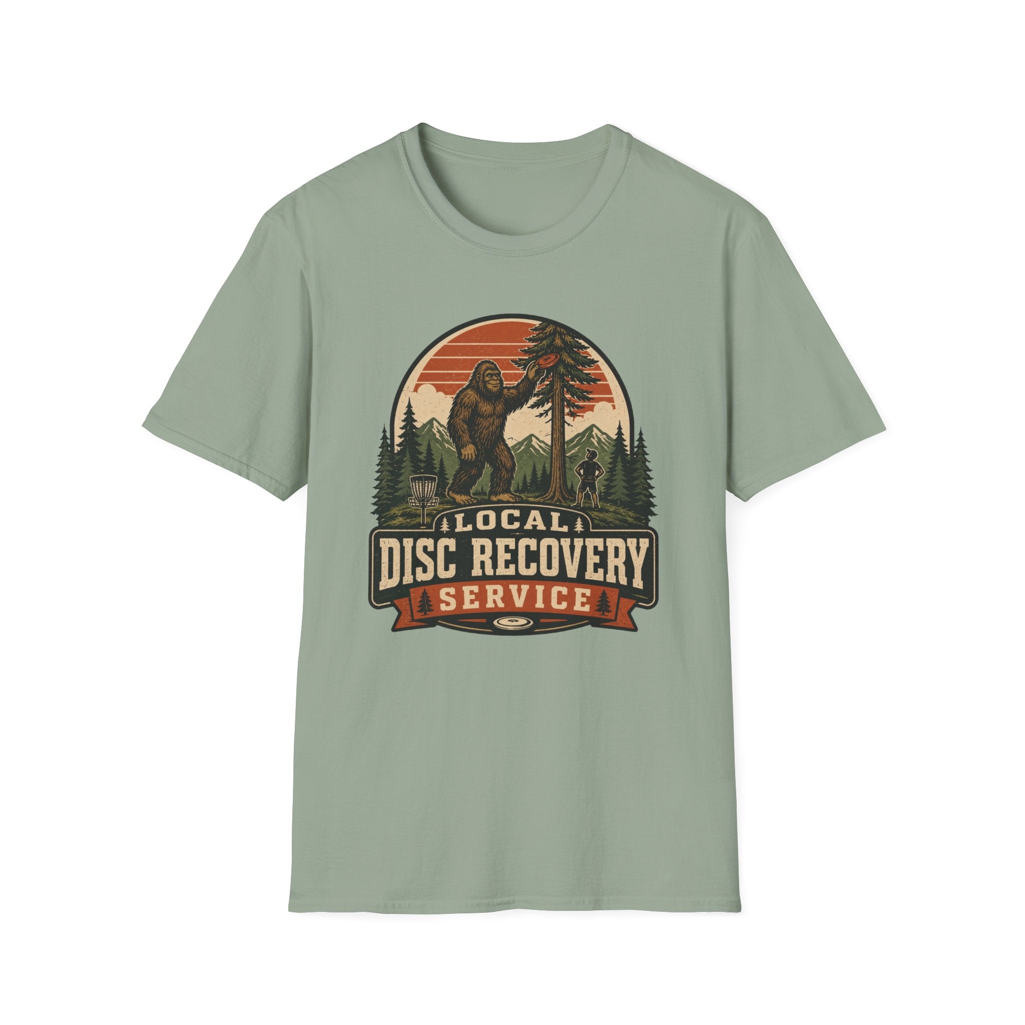 Local Disc Recovery Service Vintage Disc Golf T-Shirt