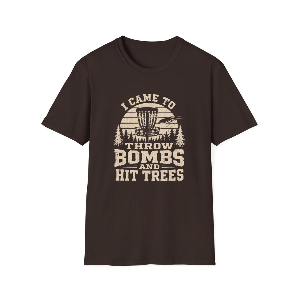 Throw Bombs Vintage Disc Golf T-Shirt