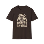 Throw Bombs Vintage Disc Golf T-Shirt