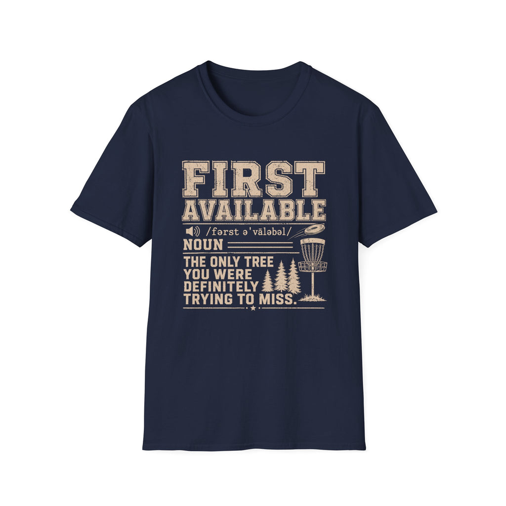First Available Vintage Disc Golf T-Shirt