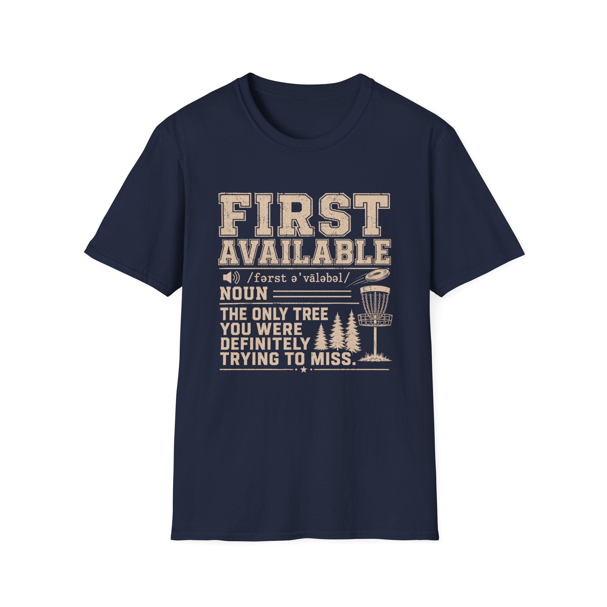 First Available Vintage Disc Golf T-Shirt