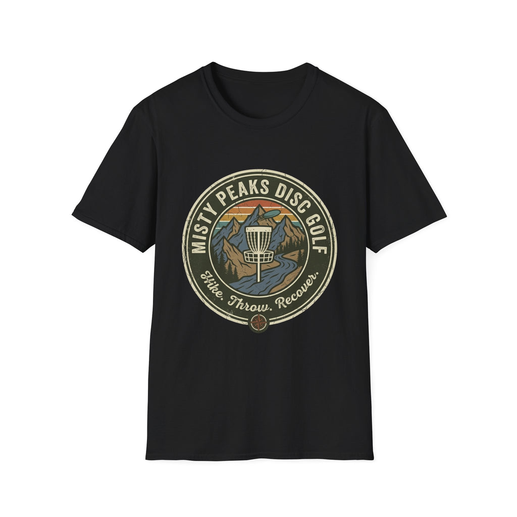 Misty Peaks Disc Golf Vintage Disc Golf T-Shirt