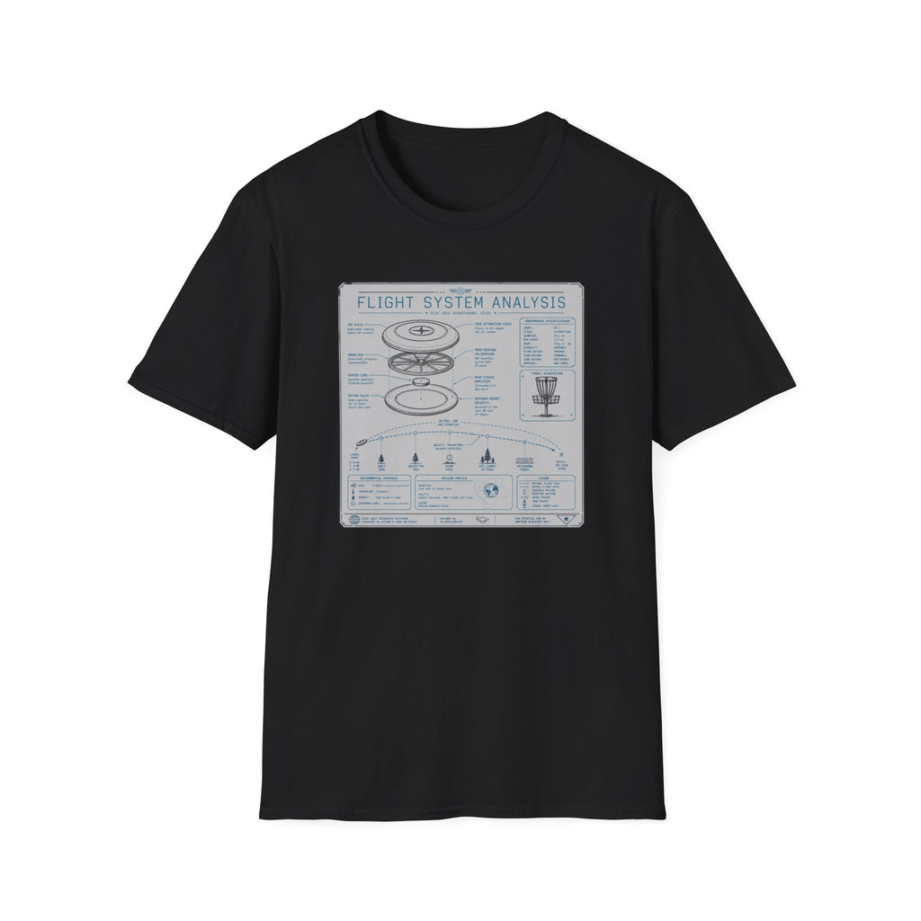 Flight System Analysis Vintage Disc Golf T-Shirt