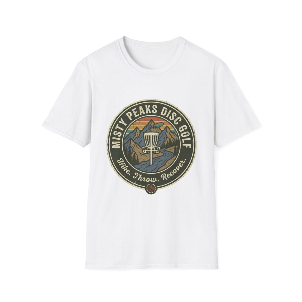 Misty Peaks Disc Golf Vintage Disc Golf T-Shirt