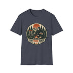 Camp, Throw, Vanish Vintage Disc Golf T-Shirt