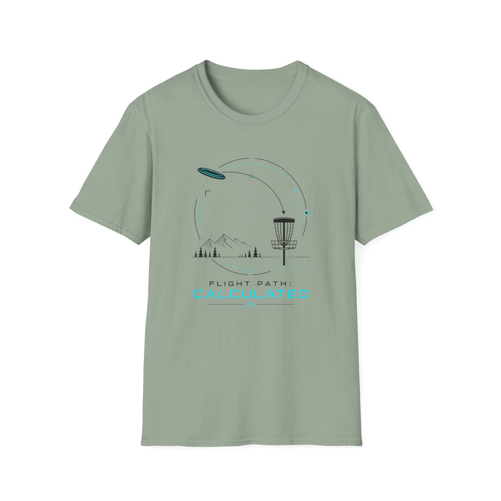 Flight Path Calculated Vintage Disc Golf T-Shirt
