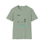 Flight Path Calculated Vintage Disc Golf T-Shirt