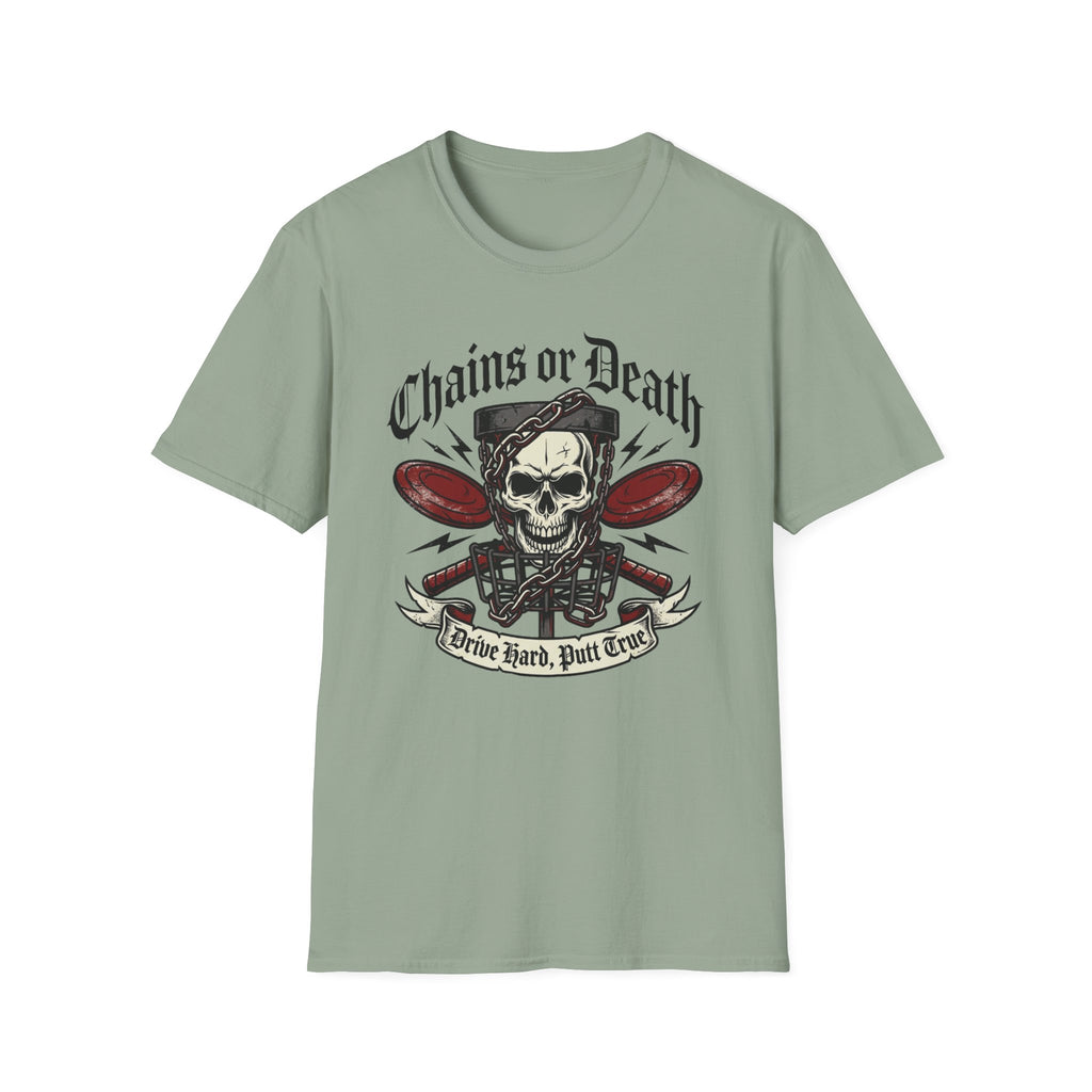 Chains or Death Vintage Disc Golf T-Shirt