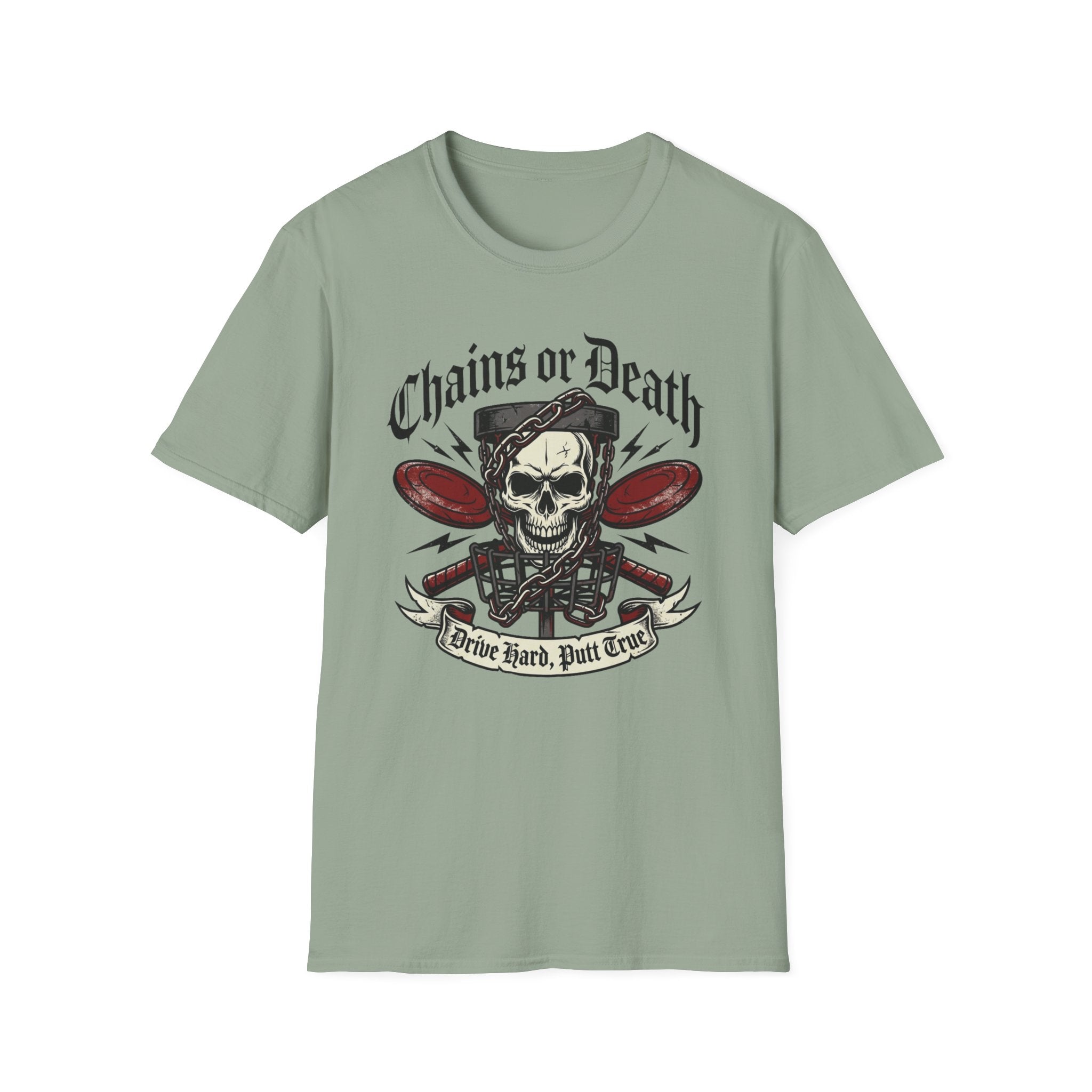 Chains or Death Vintage Disc Golf T-Shirt